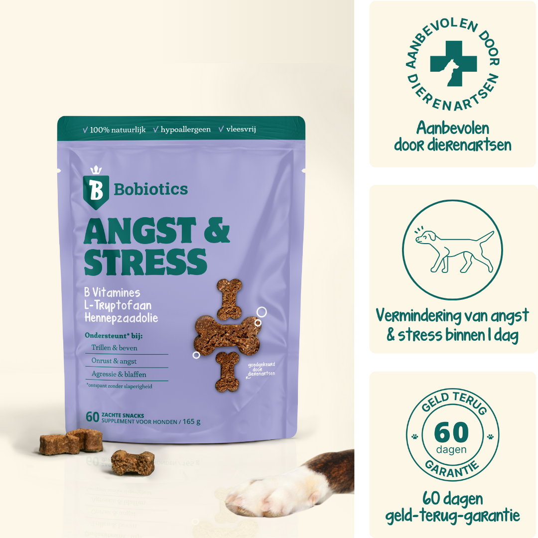 Anti-Stress & Angst | 60 snacks | 100% natuurlijk