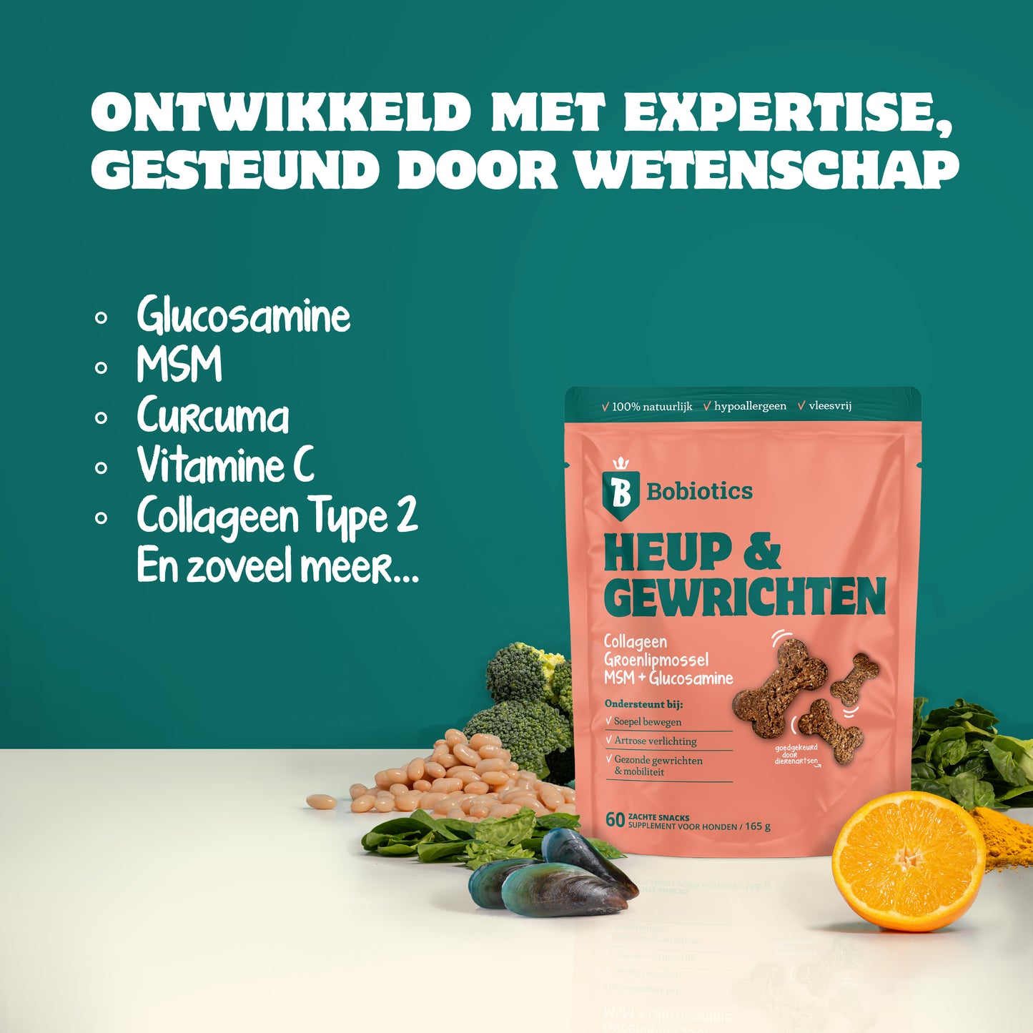 Heup & Gewrichten | 60 snacks | 100% natuurlijk