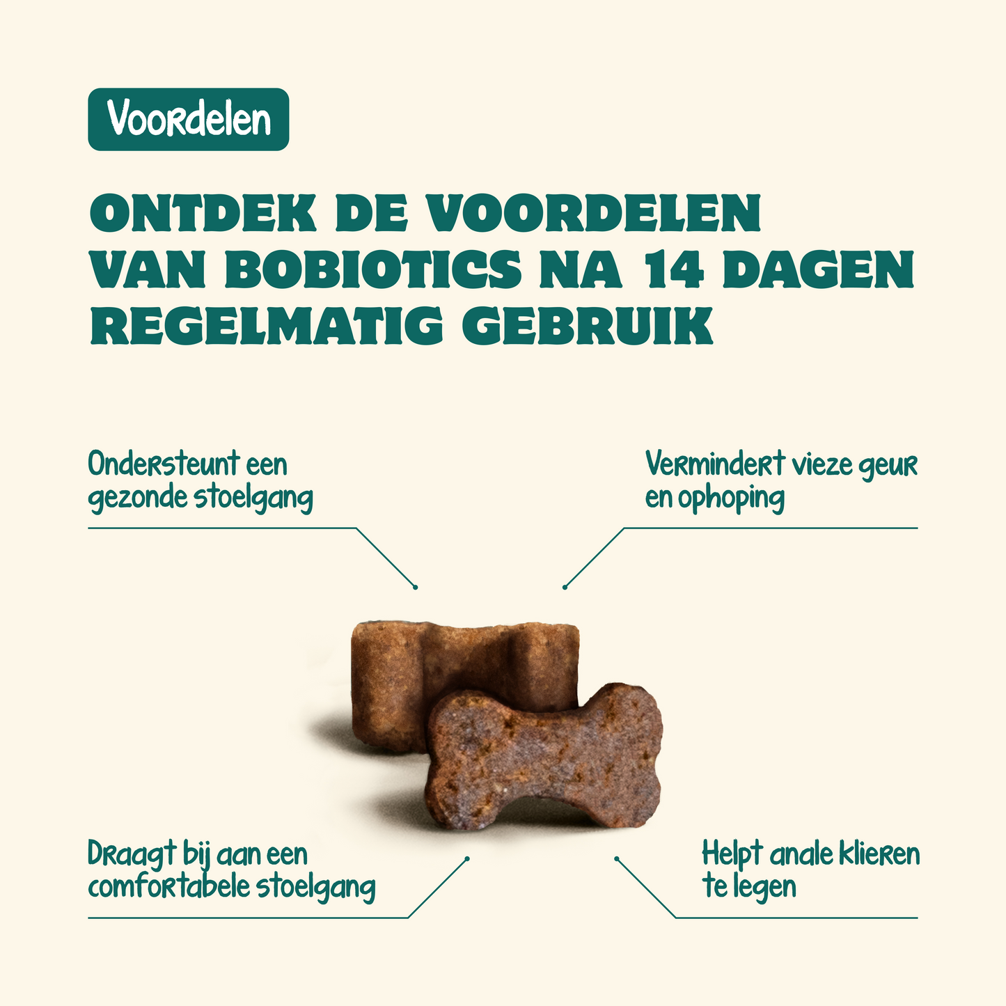 Anti-Anaalklieren Probiotica | 60 snacks | 100% natuurlijk