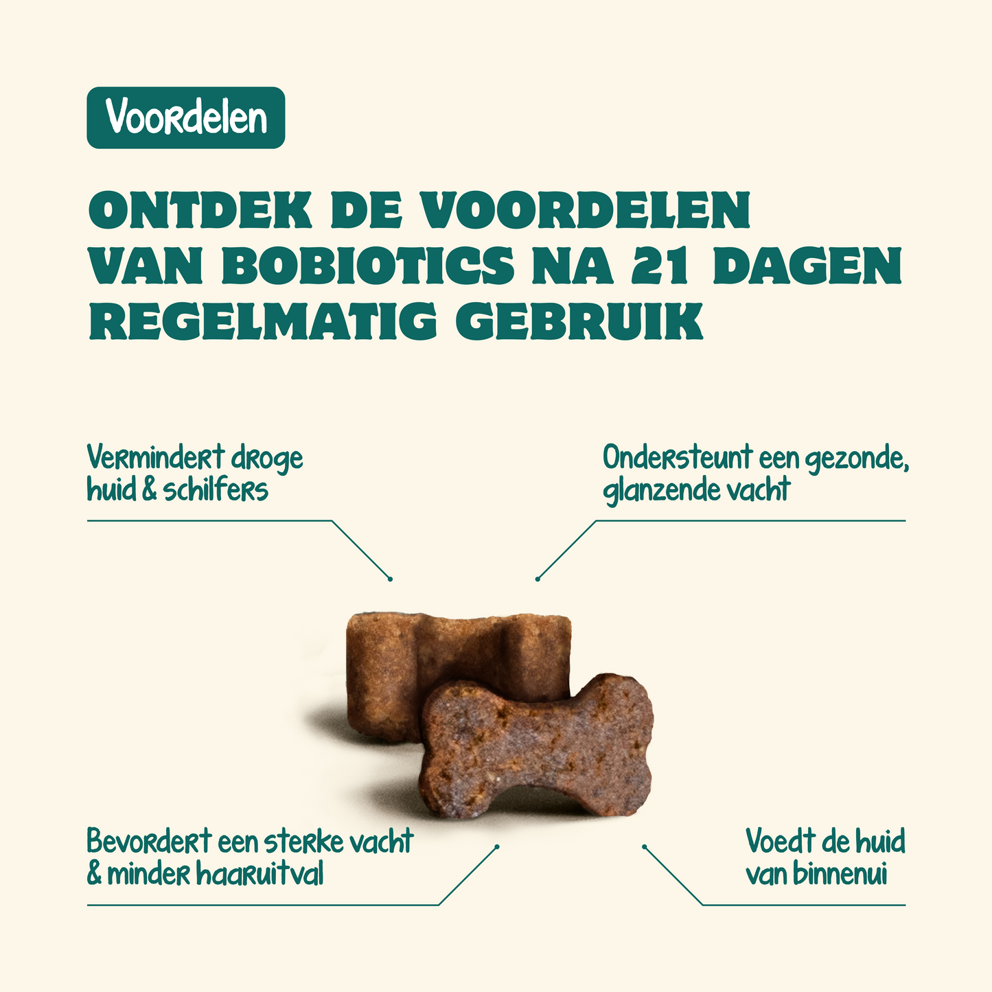 Huid & Vacht | 60 snacks | 100% natuurlijk