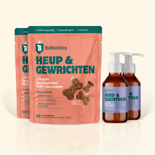 2x Heup & Gewrichten + 2x Huid & Vacht Olie