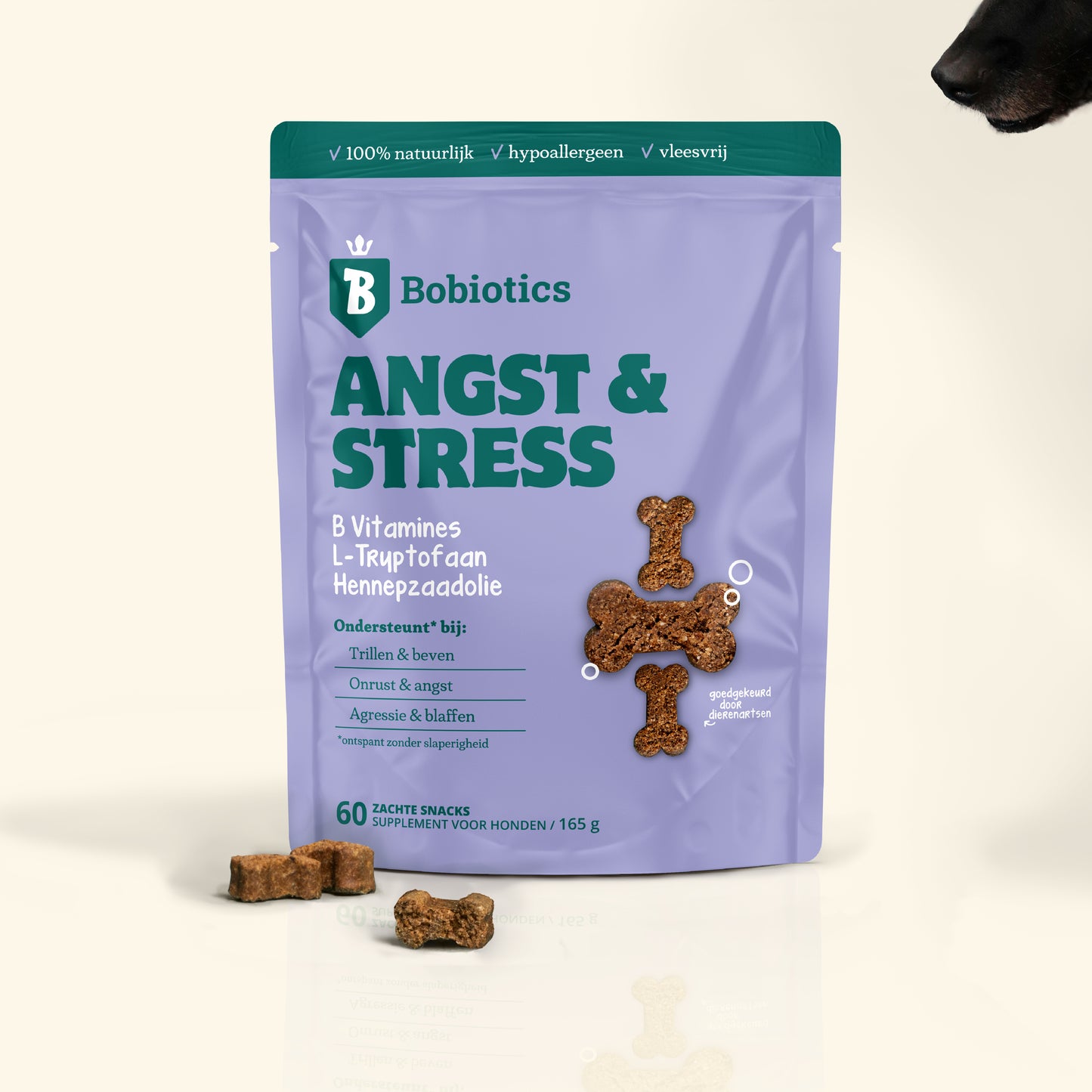 Anti-Stress & Angst | 60 snacks | 100% natuurlijk