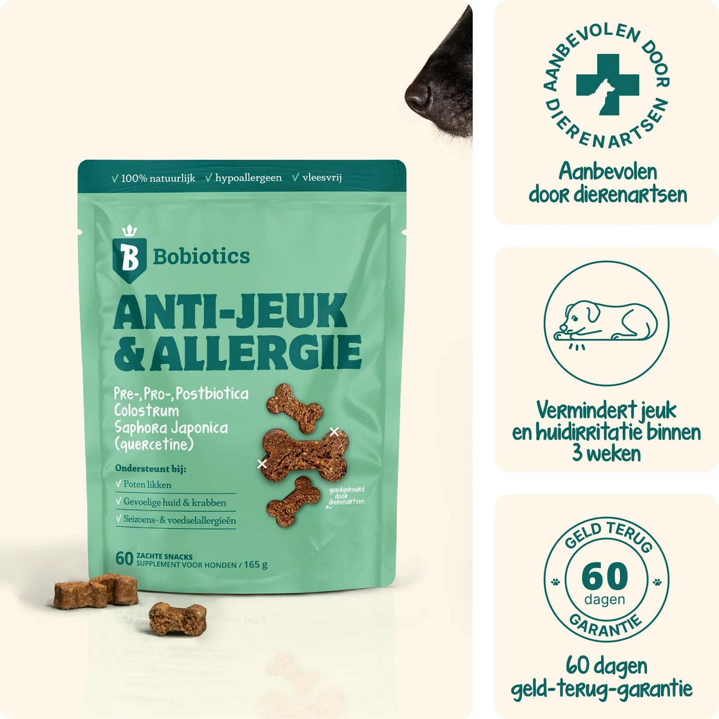 2 Pack | Probiotica Anti-jeuk | 120 supplementen | 100% natuurlijk