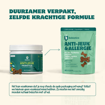 2 Pack | Probiotica Anti-jeuk | 120 supplementen | 100% natuurlijk