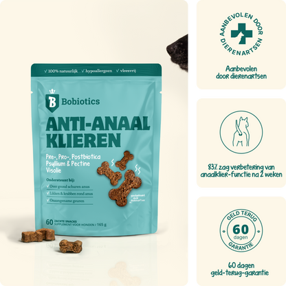 Anti-Anaalklieren Probiotica | 60 snacks | 100% natuurlijk