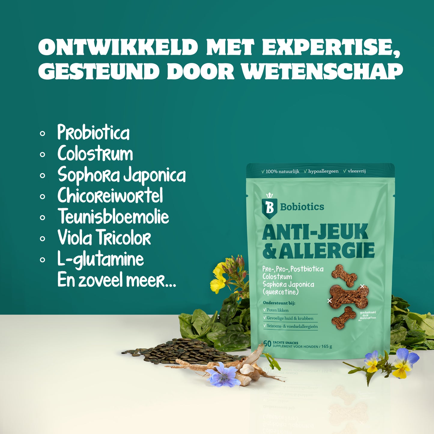 Probiotica Anti-jeuk | 60 snacks | 100% natuurlijk