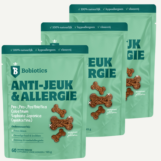 3 Pack | Probiotica Anti-jeuk | 180 supplementen | 100% natuurlijk